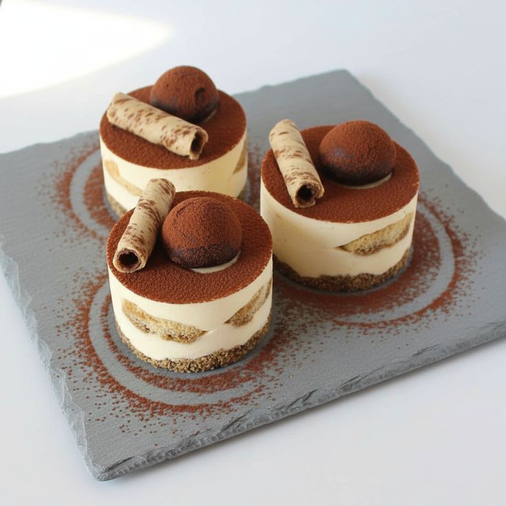 Mini Tiramisu Cheesecake Dessert
